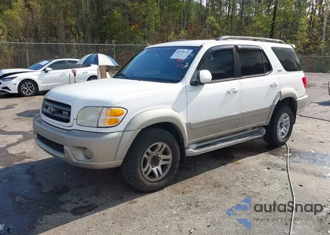 2004 Toyota Sequoia Sr5 V8 from USA, damaged, VIN 5TDZT34A54S220076